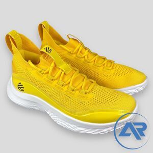 Under Armour Team Curry Flow 8 NM Yellow Smooth Butter White  Men’s SIZE 11